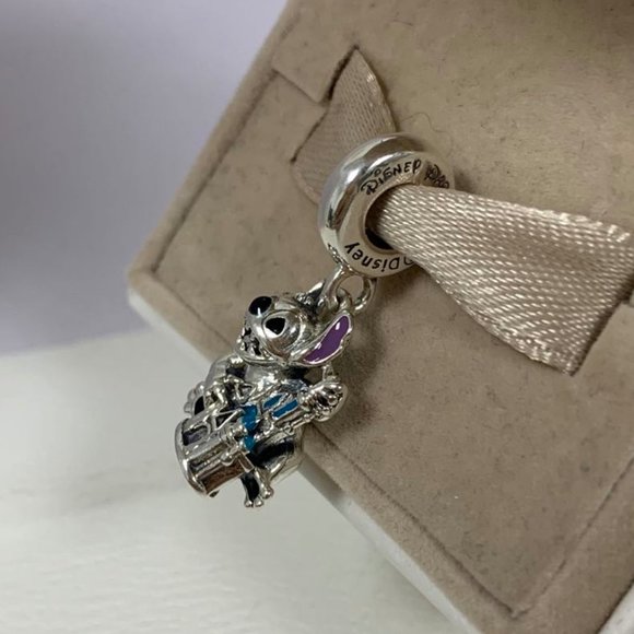 Pandora Disney Park Stitch & Castle Dangle Charm - Picture 6 of 6